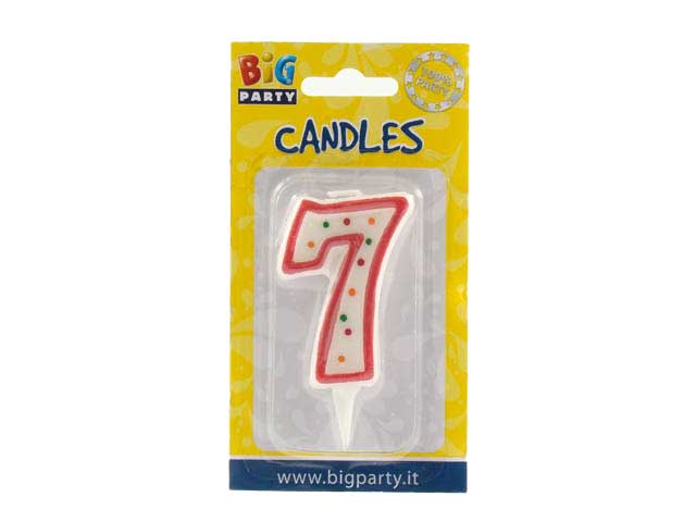 CANDELINA NUMERALE “7” CC06037