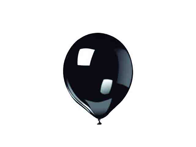 PALLONCINI 25pz MEDIUM NERI 72017 PALLONCINI 25pz MEDIUM NERI 72017