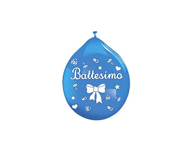 PALLONCINI 20pz MEDIUM BATTESIMO 72213 PALLONCINI 20pz MEDIUM BATTESIMO 72213