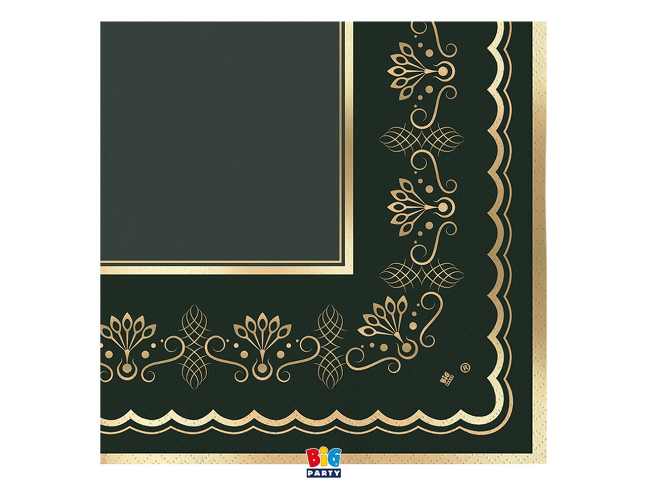 TOVAGLIOLI 33X33CM ROYAL GREEN GOLD 16PZ 75856