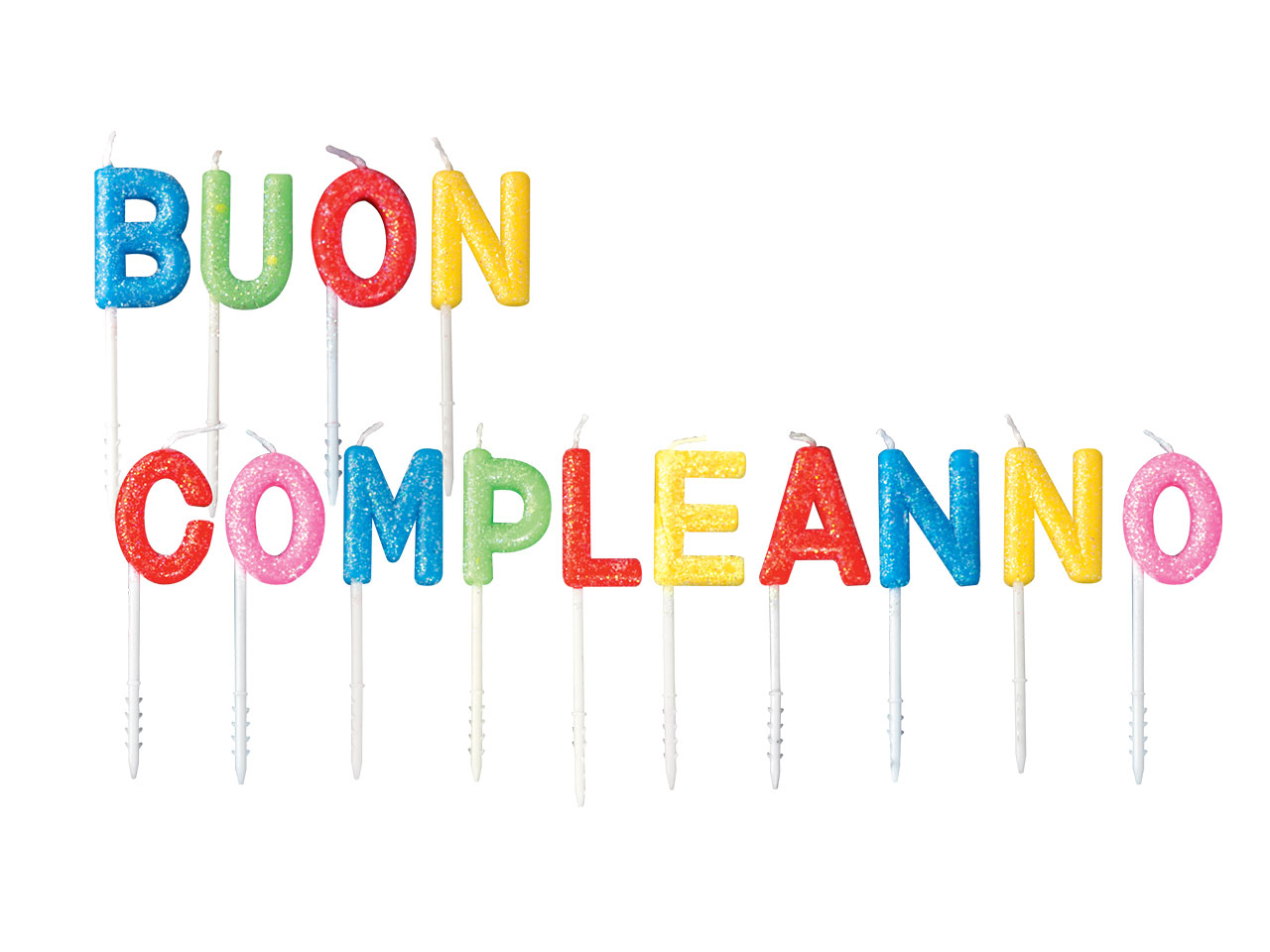 CANDELINE 7CM B.COMPLEANNO ASS 70942