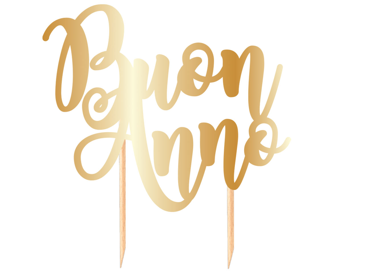 CAKE TOPPER ITALIC BUON ANNO 75520