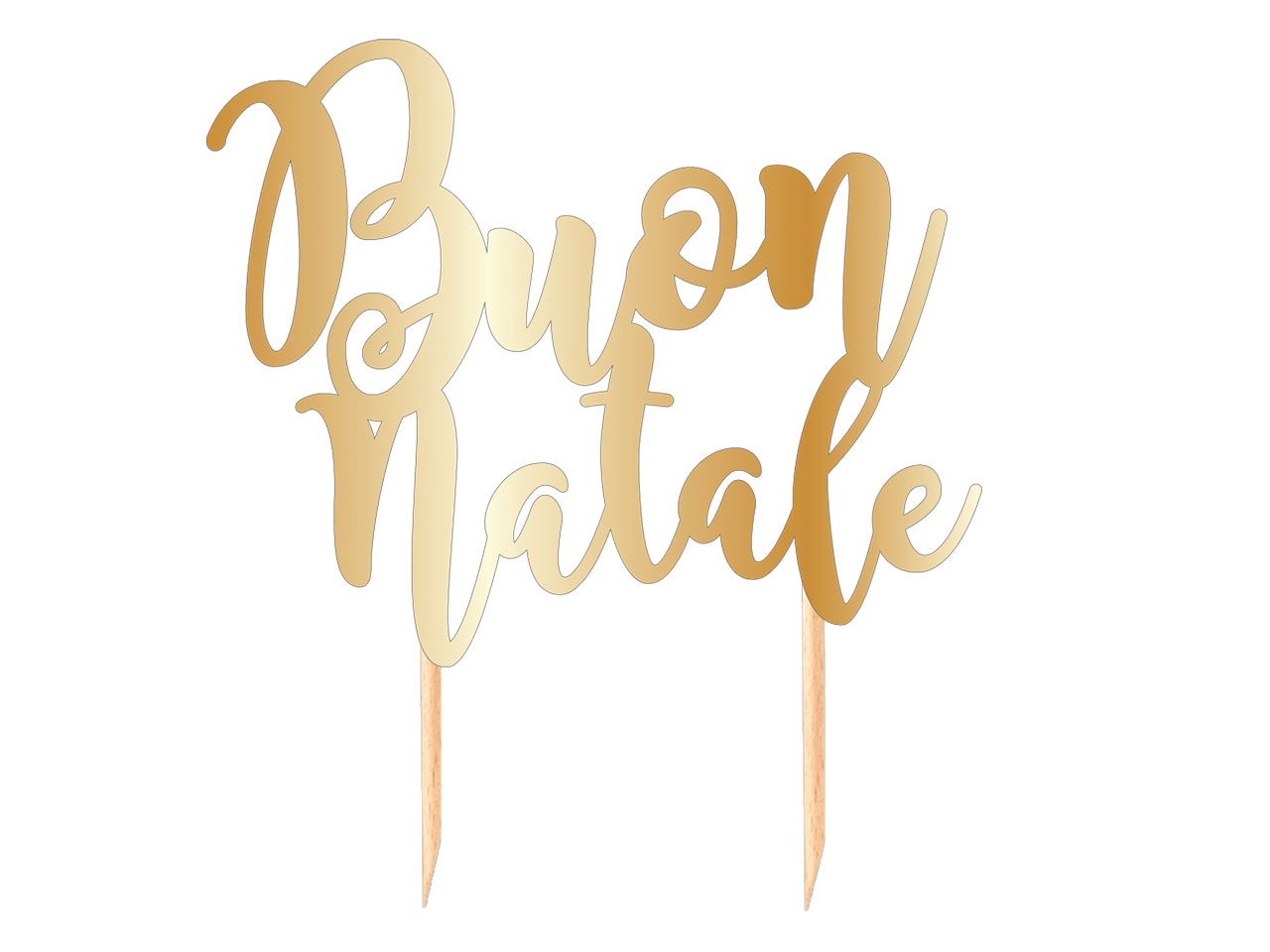 CAKE TOPPER BUON NATALE GOLD 75913