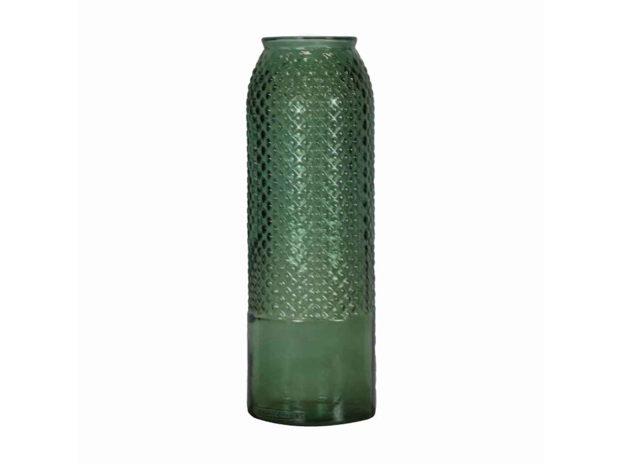 VASO VETRO 15X45CM VERDE 52541-042