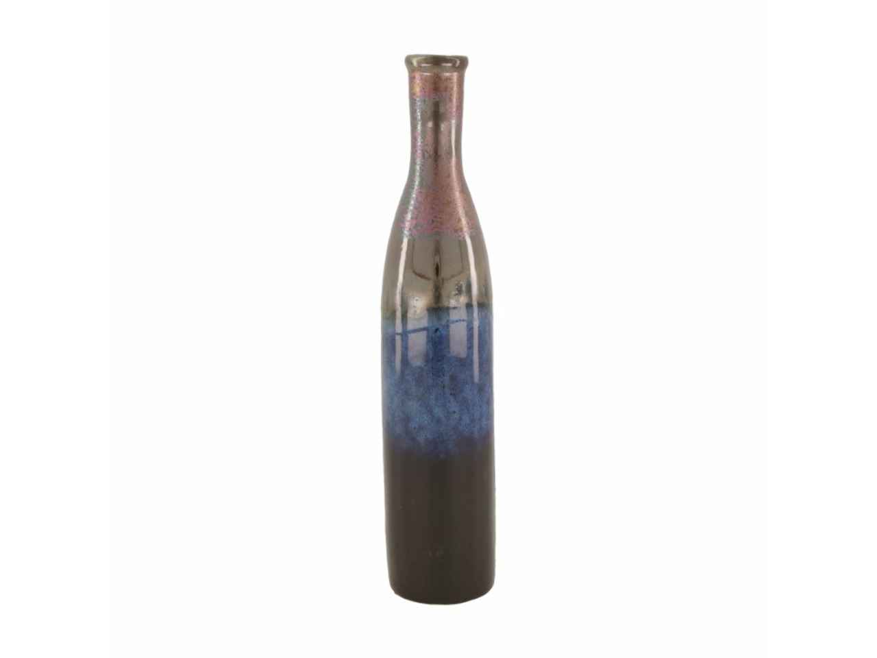 VASO CERAMICA 7X31.5CM BLU E 51137-031