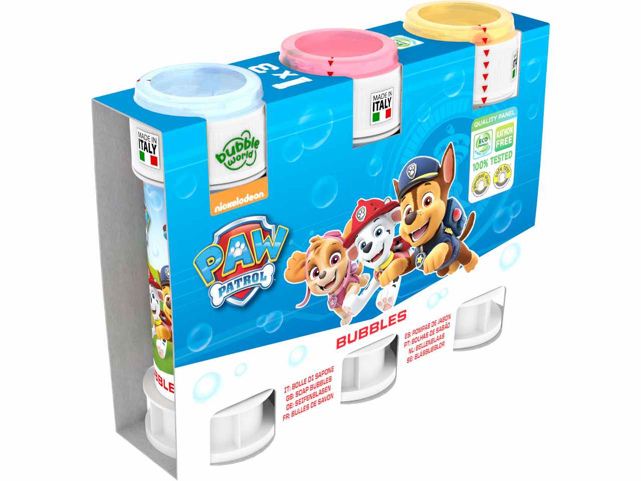 BOLLE DI SAPONE PAW PATROL 3pz 103.808500