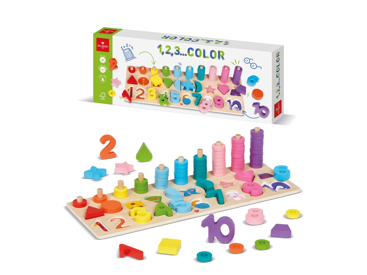 DAL NEGRO GIOCO 1,2,3..COLOR 54121