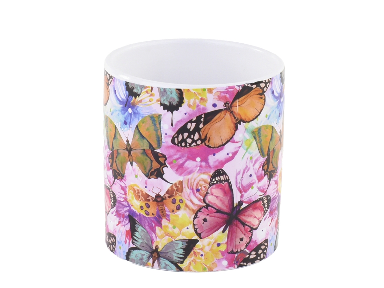 LINEA FARFALLE VASO 9X9X10 DS 27760 53