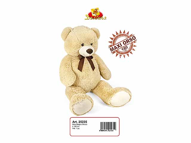 PELUCHE ORSO BEIGE 180CM 25235 PELUCHE ORSO BEIGE 180CM 25235