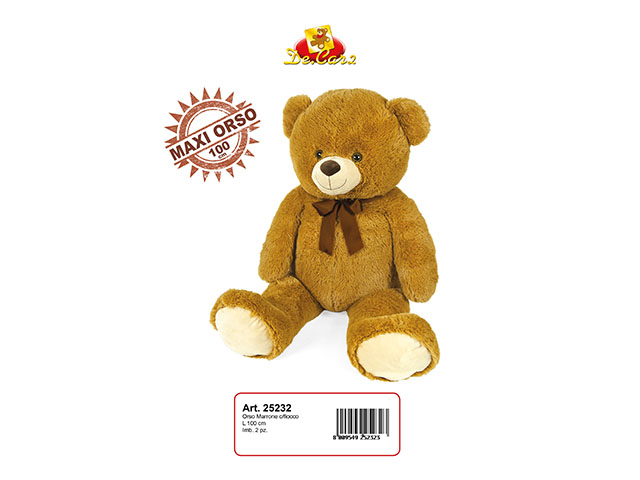 ORSO MARRONE 100CM CON FIOCCO 25232 ORSO MARRONE 100CM CON FIOCCO 25232