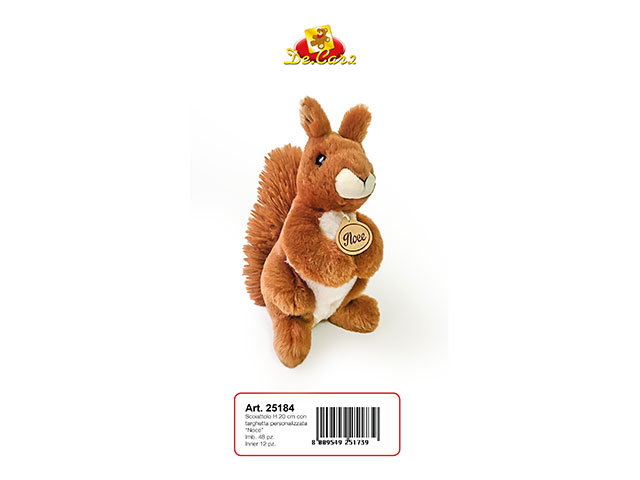 PELUCHE MORBIDELLI SCOIATTOLO NOC 25184