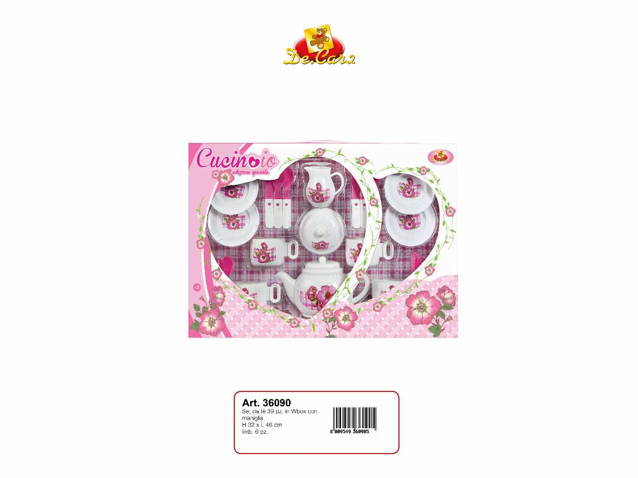 SET THE’ 39 PEZZI IN BOX H.32X46C 36090