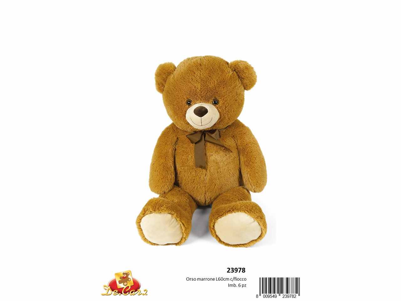 ORSO MARRONE 60CM 23978