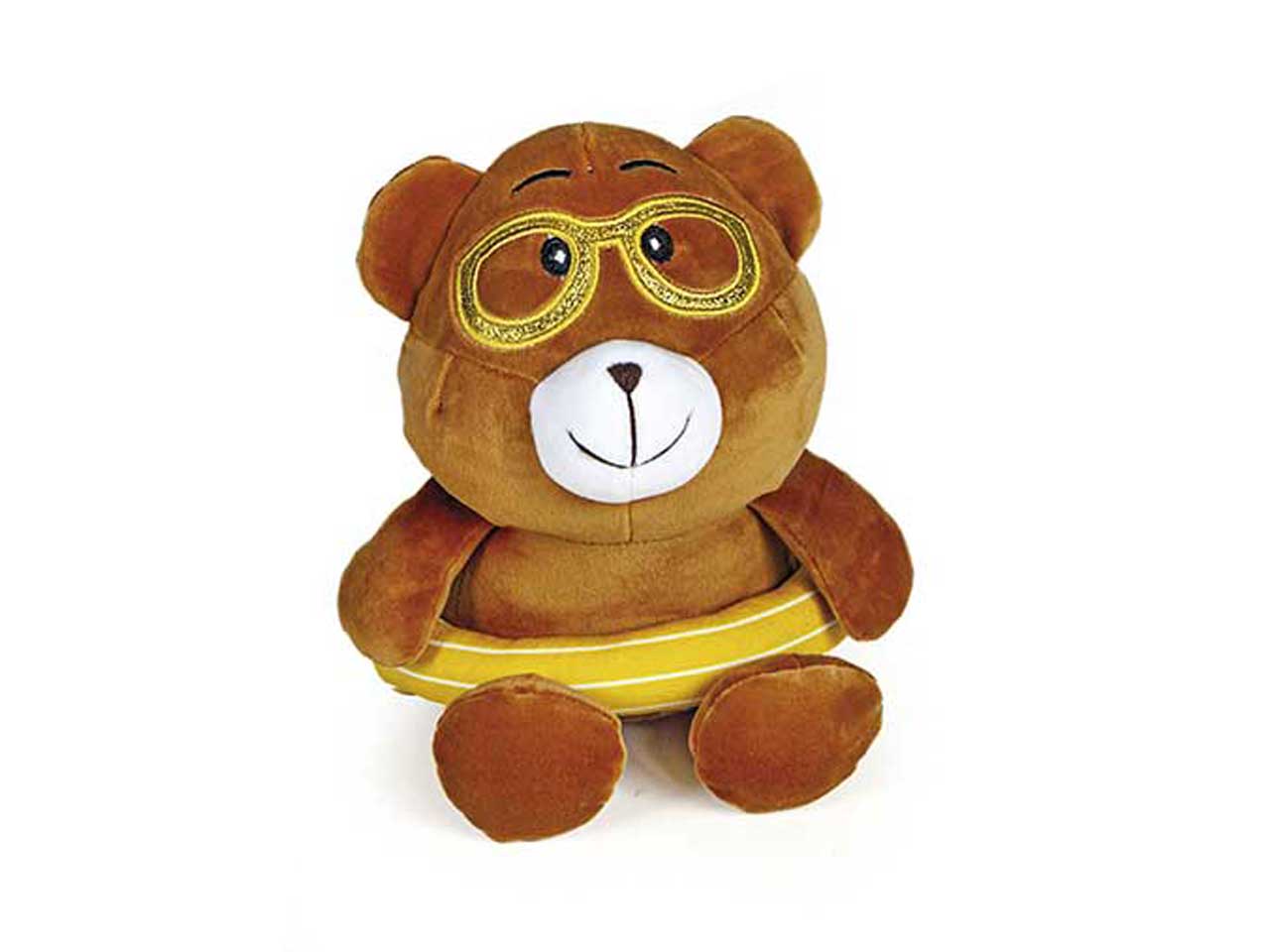 PELUCHE 25CM C/OCCHIALI E SALV. 24784