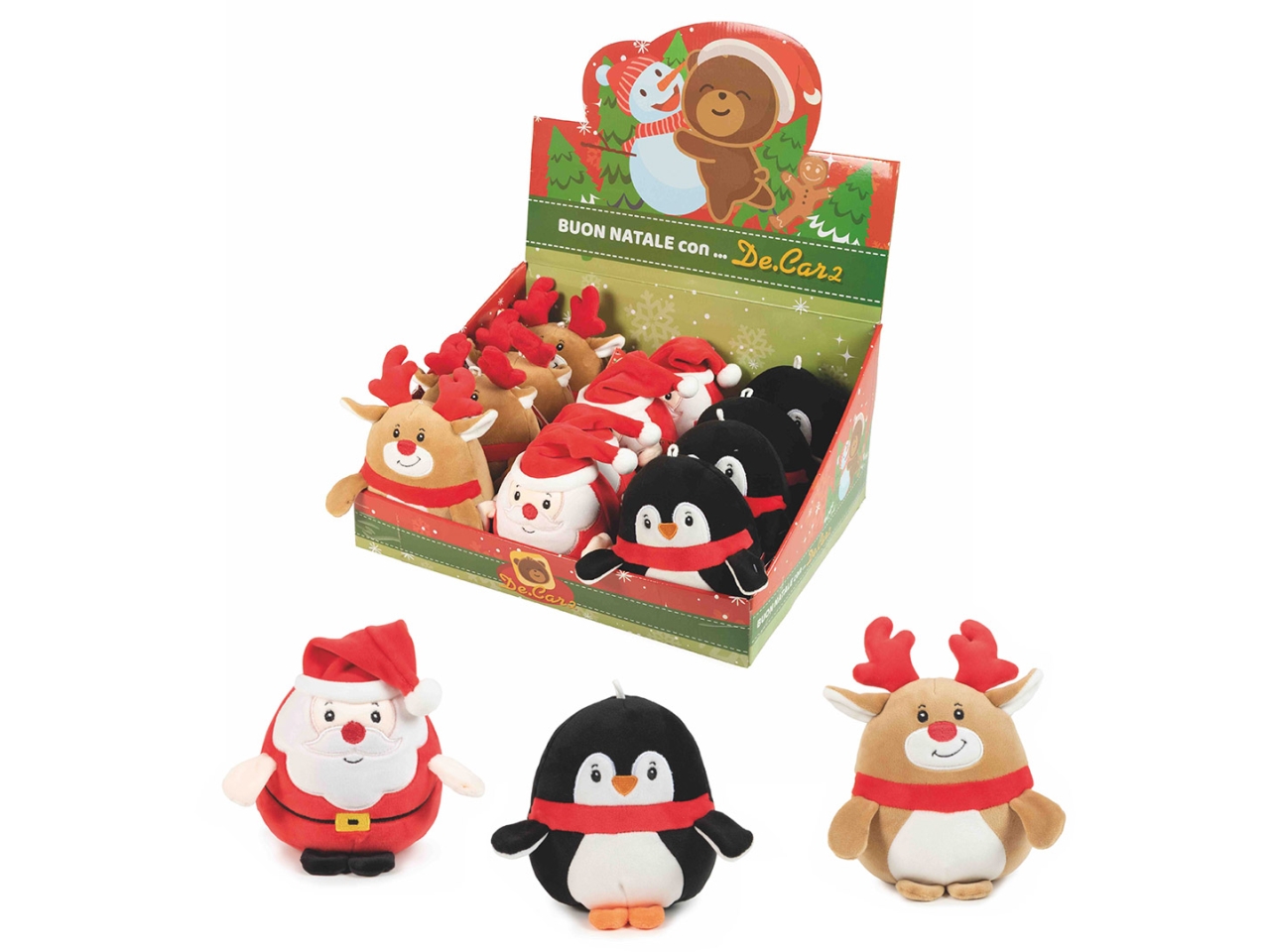 PELUCHE NATALIZIO H.15CM ASS. 27489 PELUCHE NATALIZIO H.15CM ASS. 27489