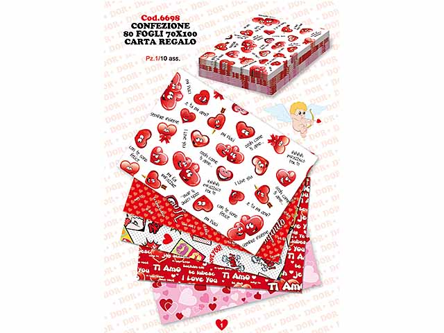 CARTA REGALO 20pz. 6698