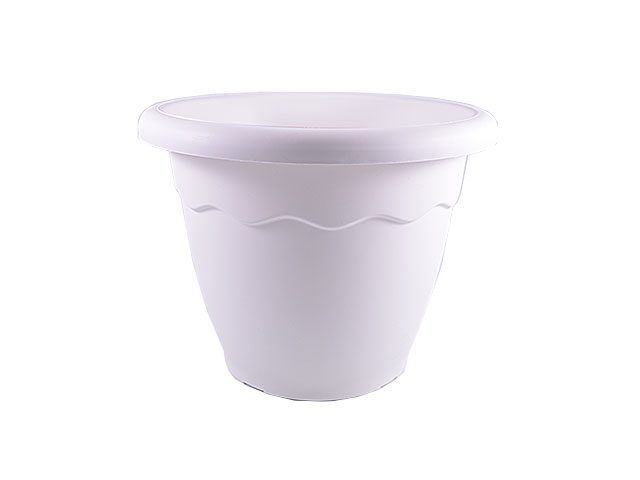 VASO VULCANO D30cm 29xH23cm BIANCO 5102