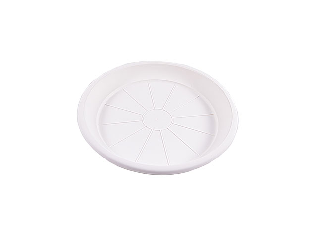 SOTTOVASO PONZA TONDO D30cm BIANCO 5702