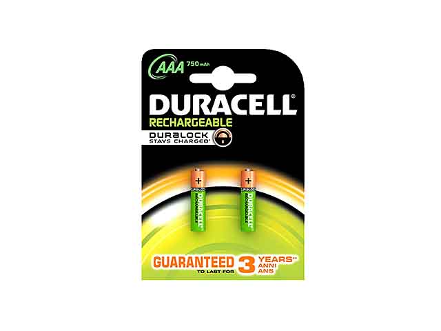 DURACELL PILA RIC.MINI STILO AAA 750 B2