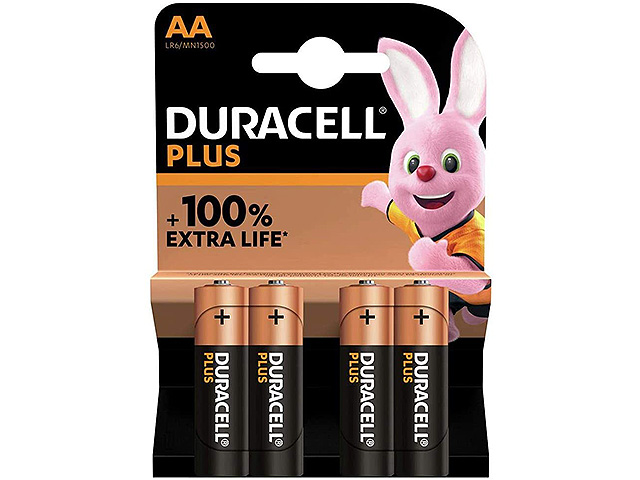 DURACELL PLUS PILA STILO 100 AA 4pz 5012083