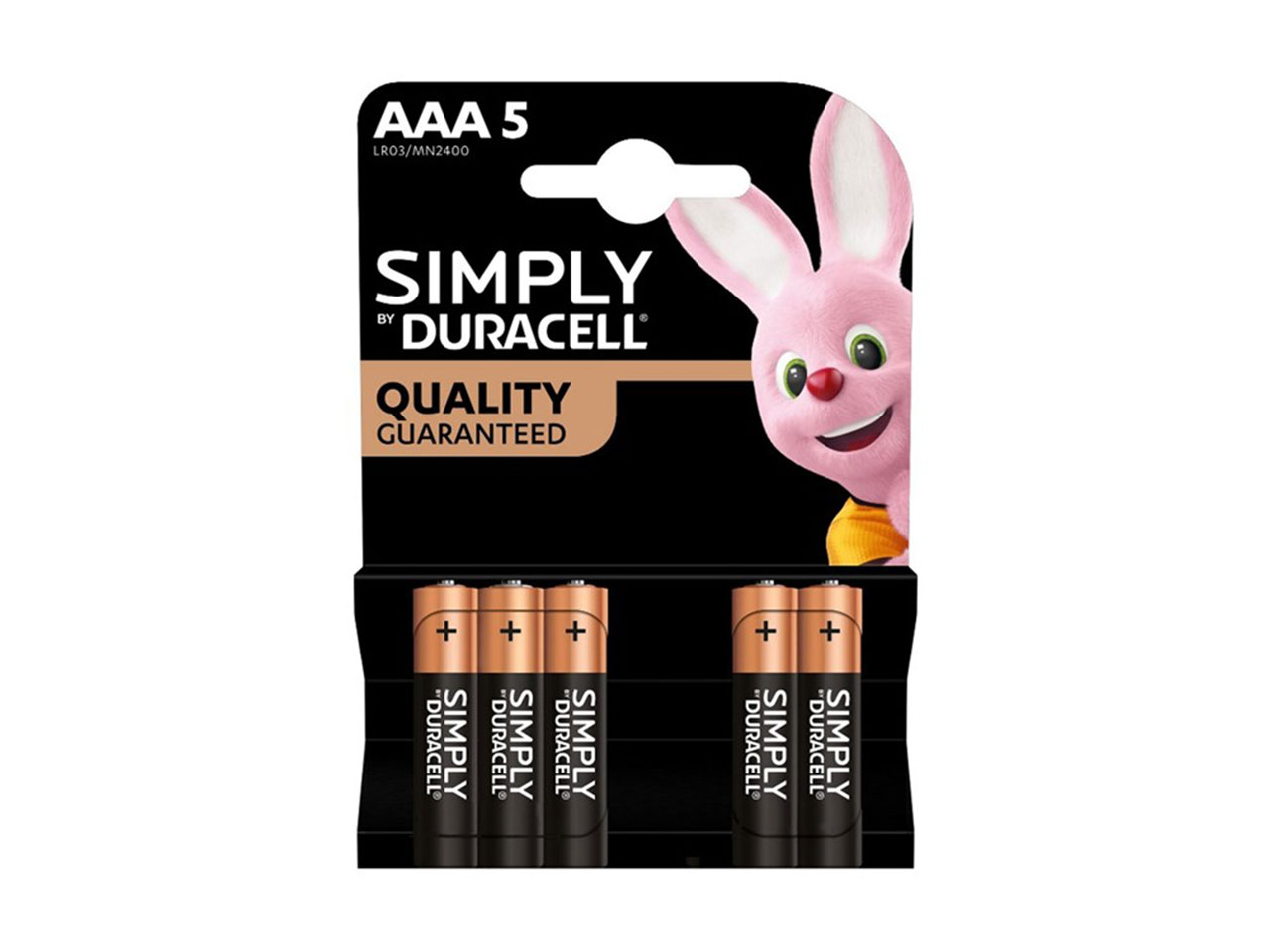 DURACELL SIMPLY PILA MINISTILO 5pz AAA MN2400