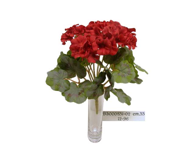 MAZZO DI GERANIO COLORE ROSSO DS000831