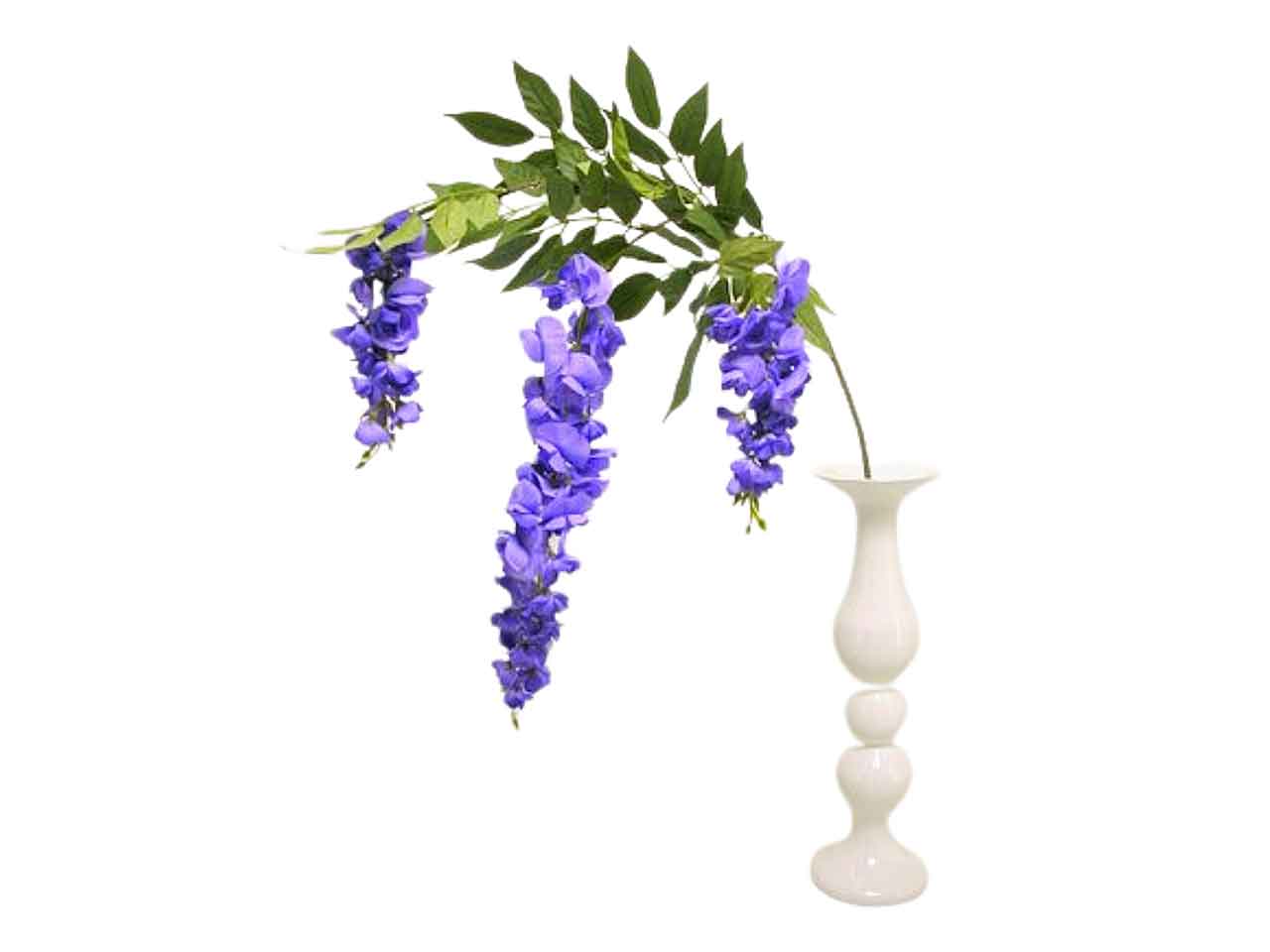 GLICINE SPRUZZATO 3 RAMI 120CM LILLÀ DS000966