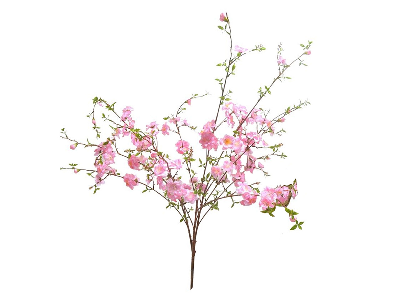 FIORE DI PESCO SPRUZZATO 105CM ROSA DS000332$