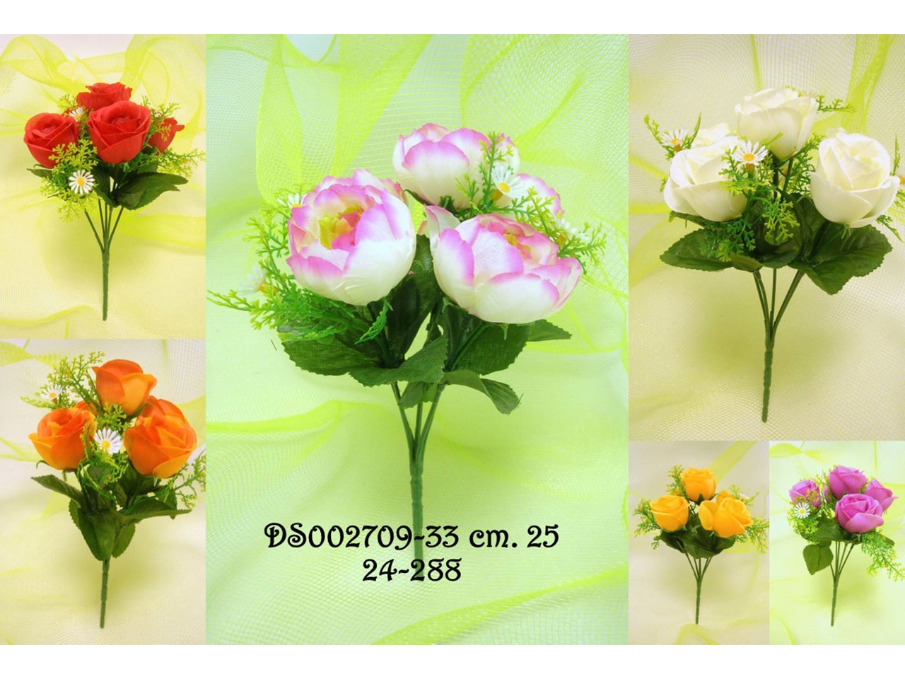 MAZZO ROSE 5 FIORI ASS. DS002709