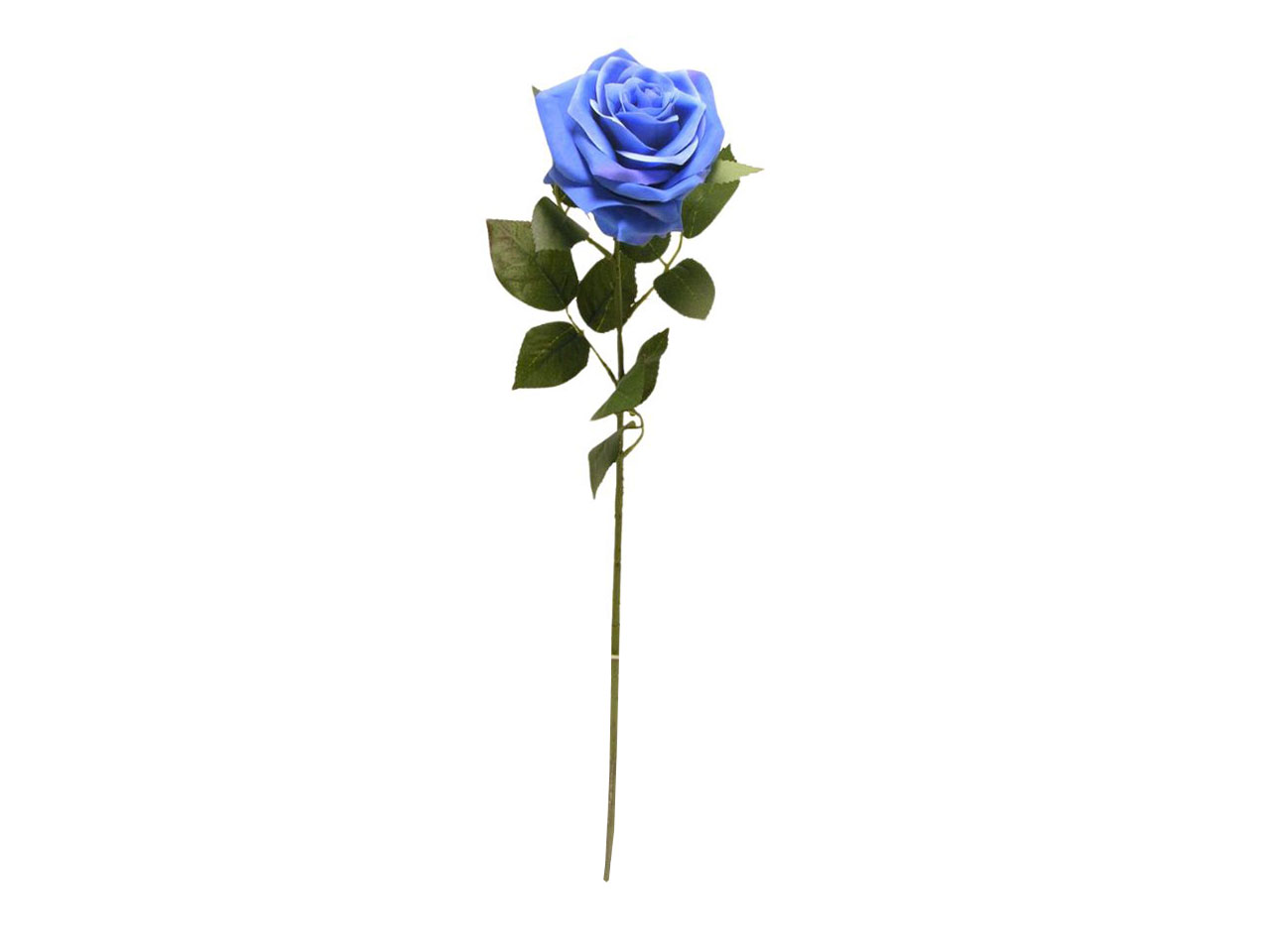 ROSA SPRUZZATA 63CM BLU DS003308