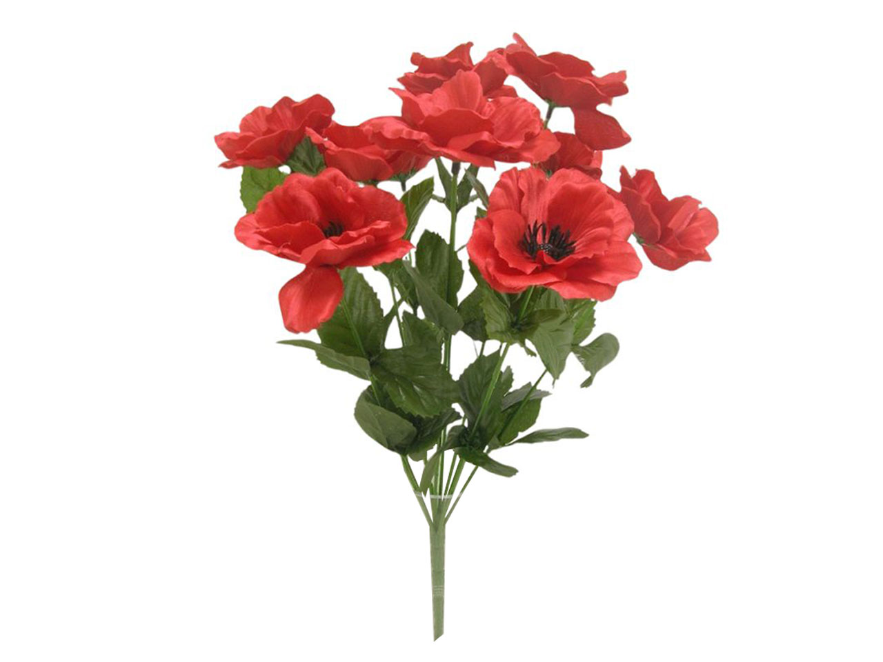 MAZZO DI ANEMONE 40CM ROSSO DS003280