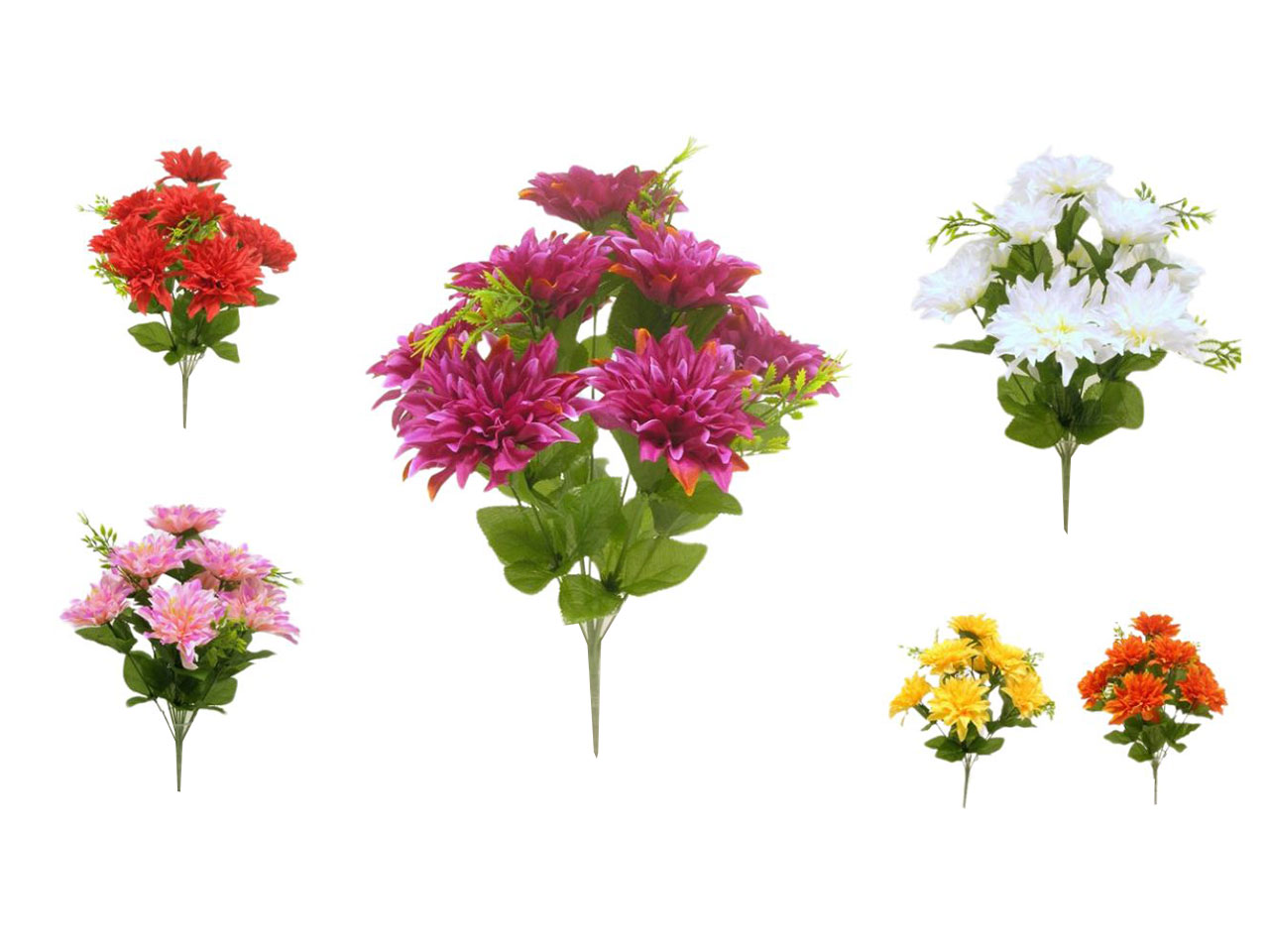 MAZZO DAHLIA X9 43CM ASSORTITO DS003232