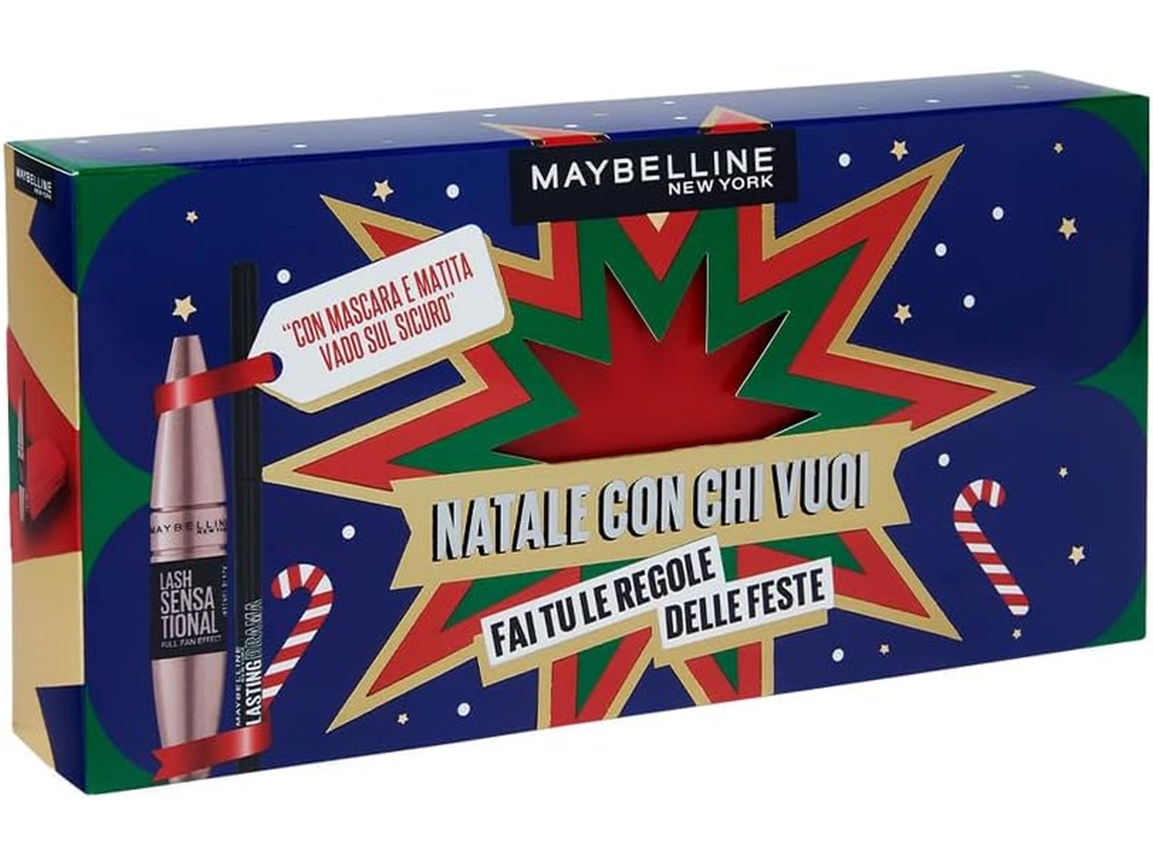 MAYBELLINE KIT MASCARA CIGLIA S.+MATITA