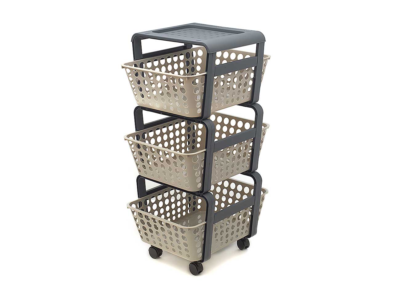 L.MODULA CARRELLO 415x290x195H TORTORA CMOD