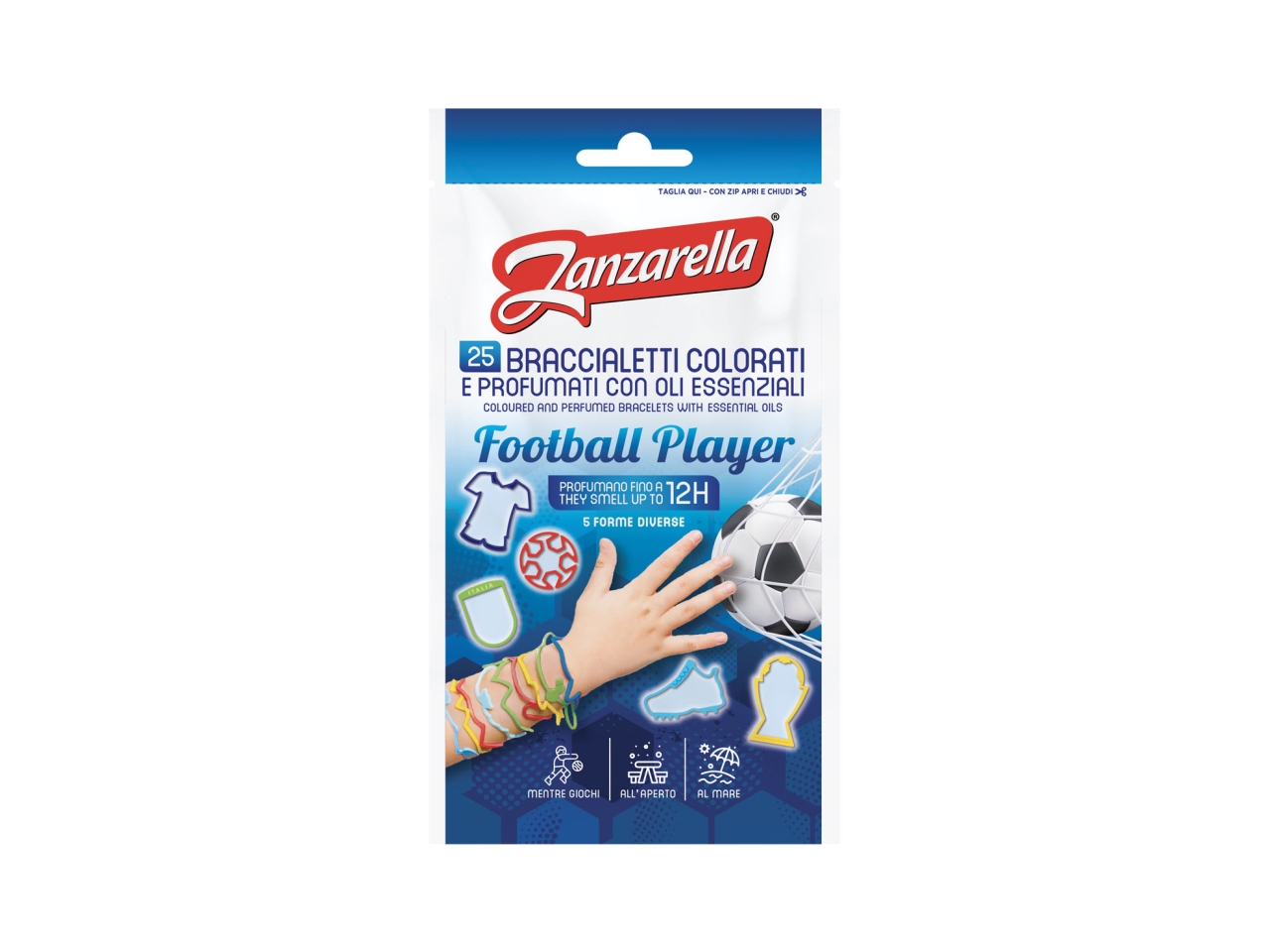ZANZARELLA BRACCIALETTI FOOTBALL 25PZ GA2034400