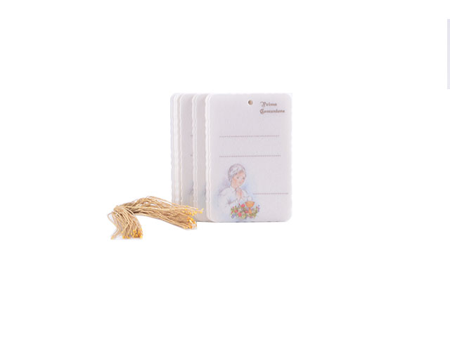 TALLONCINO PERGAMENA COMUNIONE 50pz