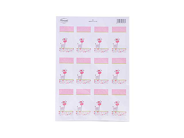 BIGLIETTI BOMB.NASCITA BIMBA 120pzBB000