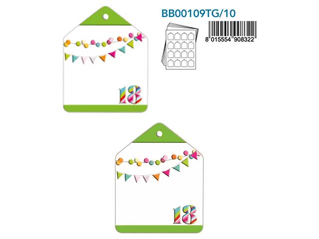 BIGLIETTI BOMB.18 160pz BB00109TG/10 BIGLIETTI BOMB.18 160pz BB00109TG/10