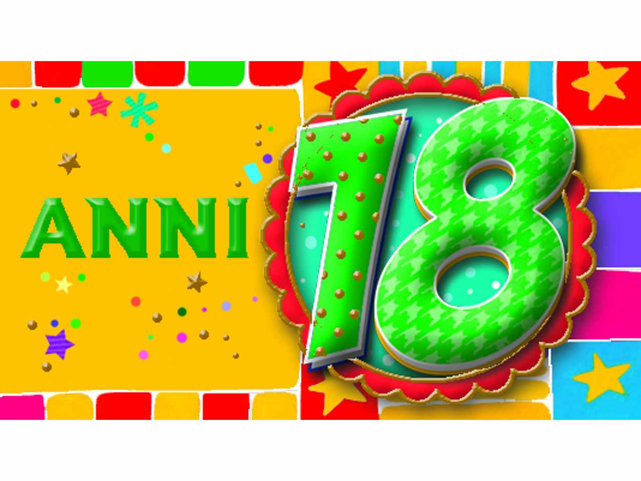 BIGLIETTO BOMBONIERA 18 ANNI BB00277/5