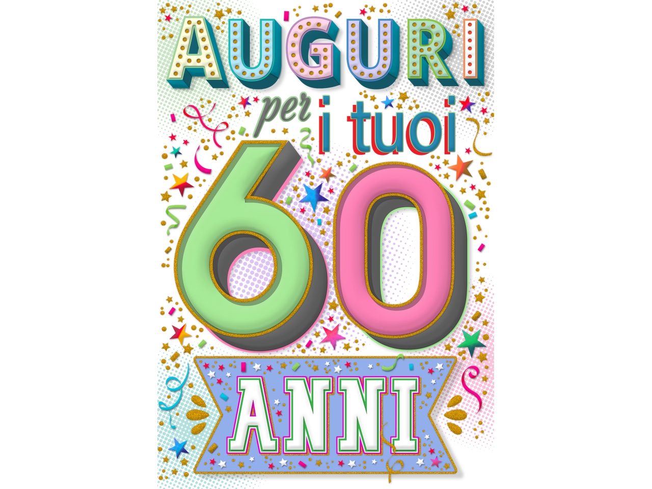 BIGLIETTO I MIGLIORI 60ANNI FA00179BC/E BIGLIETTO I MIGLIORI 60ANNI FA00179BC/E