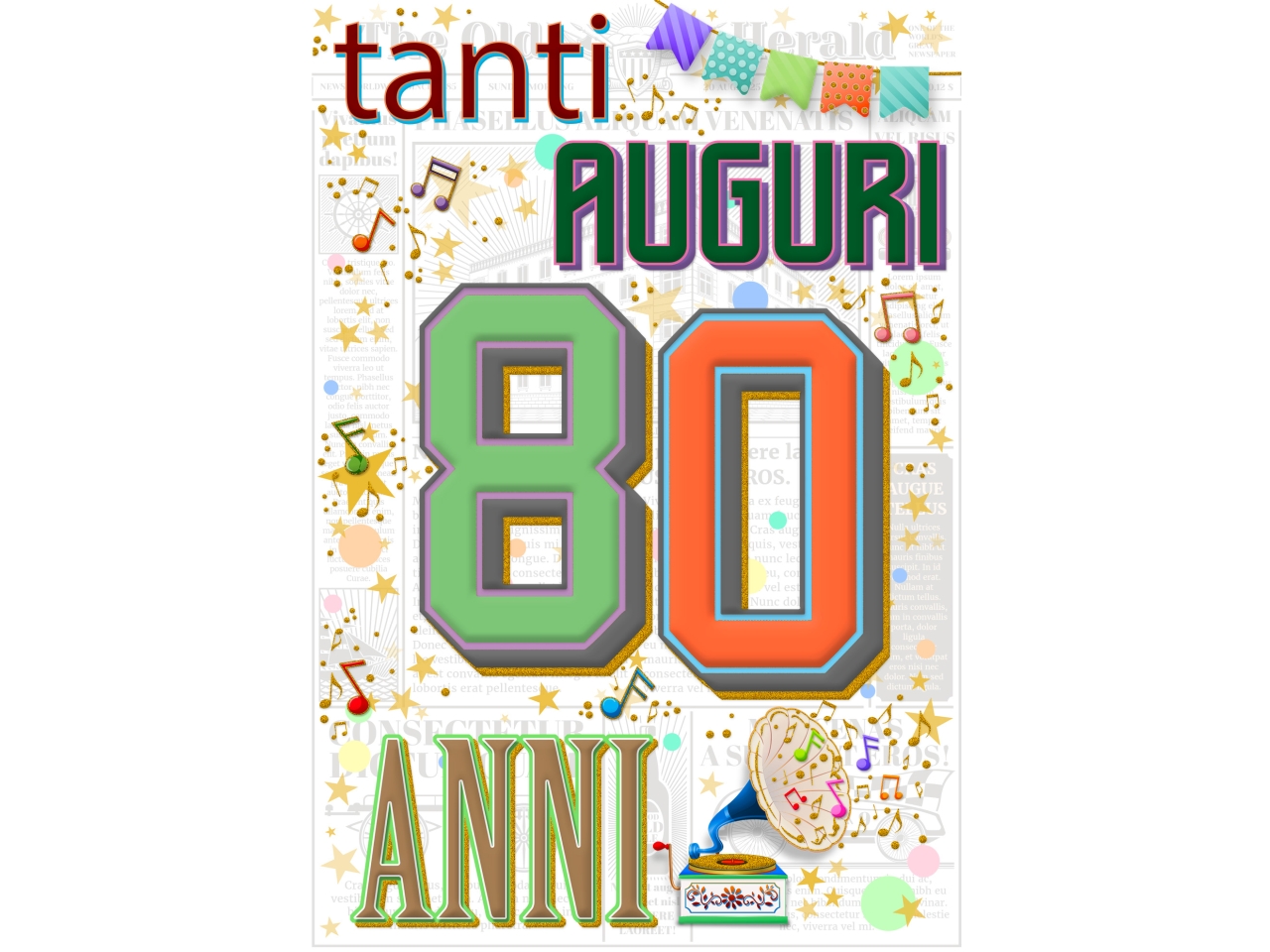 BIGLIETTO I MIGLIORI 80ANNI FA00179BC/G BIGLIETTO I MIGLIORI 80ANNI FA00179BC/G