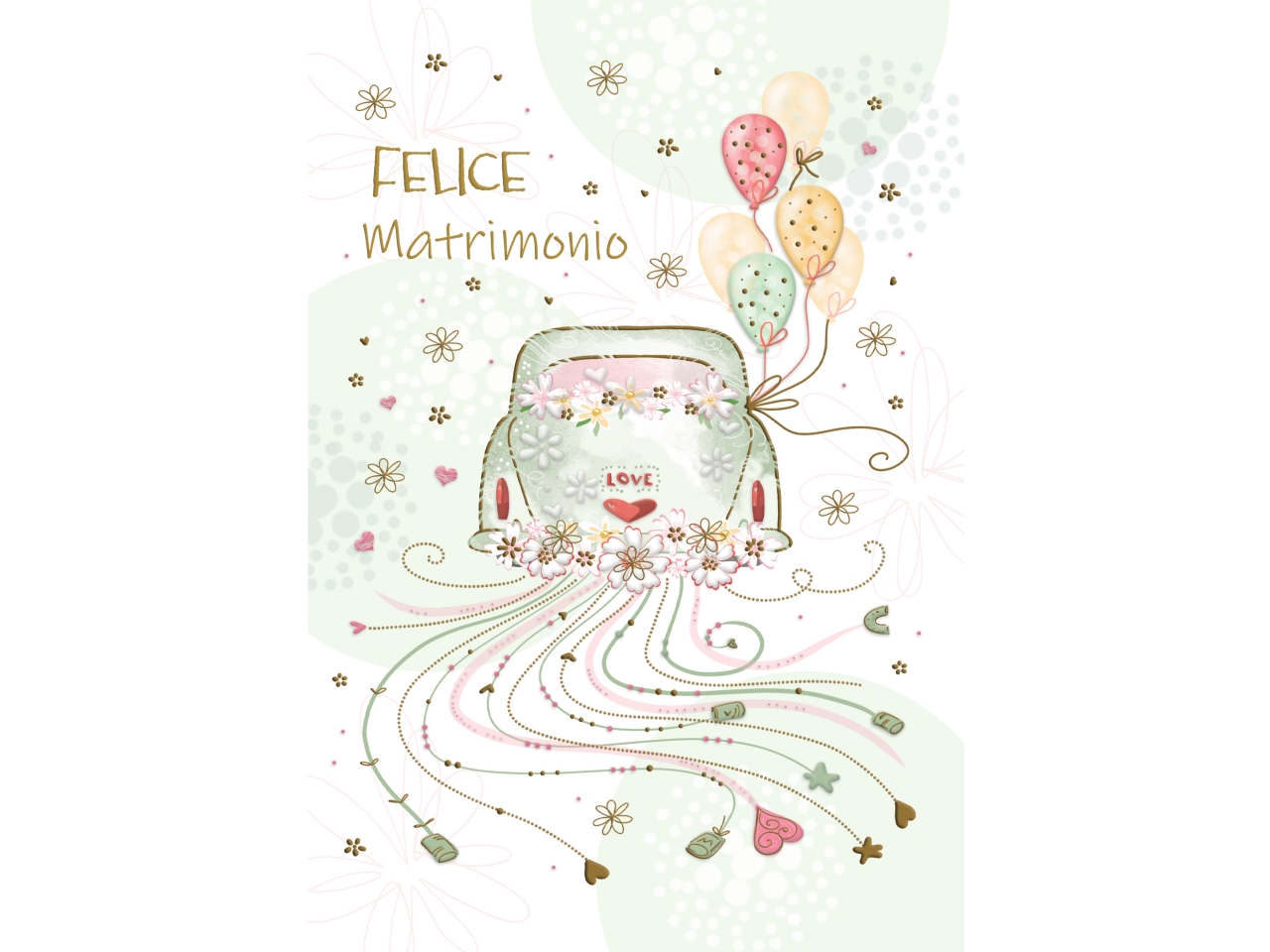 BIGLIETTO FELICE MATRIMONIO FE10167FM/A BIGLIETTO FELICE MATRIMONIO FE10167FM/A