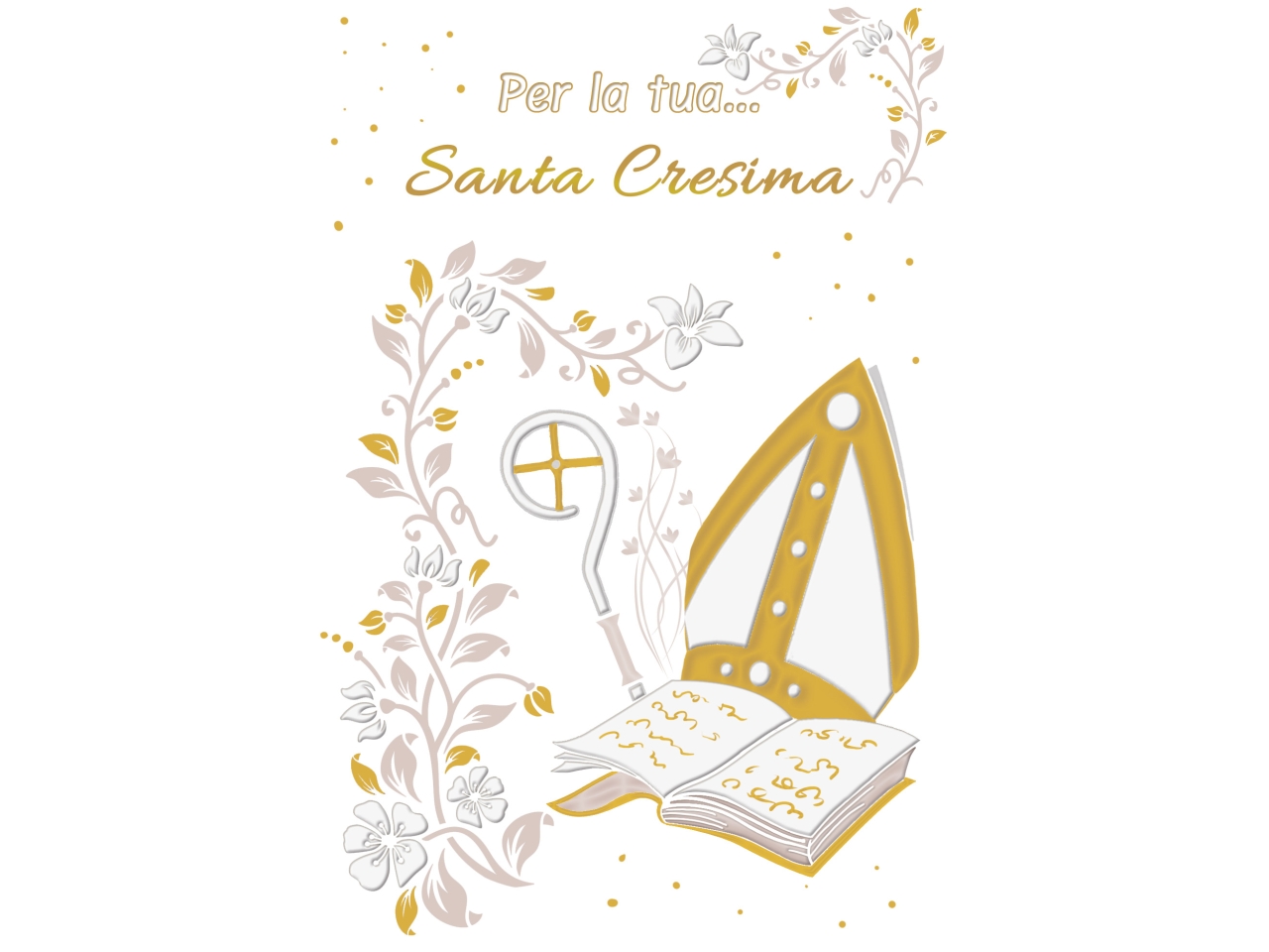 BIGLIETTO PRIMA CRESIMA FE10178SC/D
