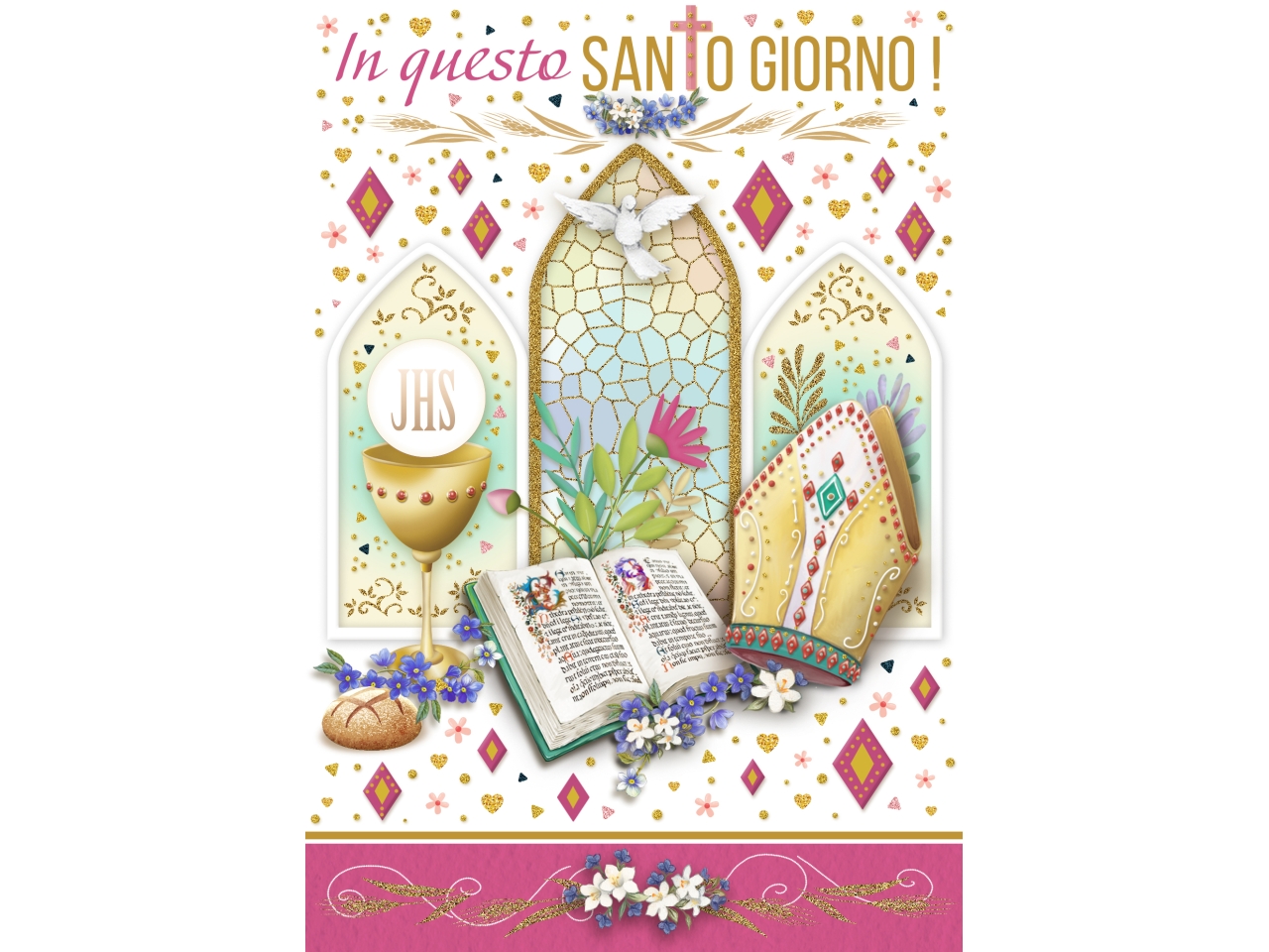 BIGLIETTO DOPPIO COMUNIONE FE10159DE/D BIGLIETTO DOPPIO COMUNIONE FE10159DE/D