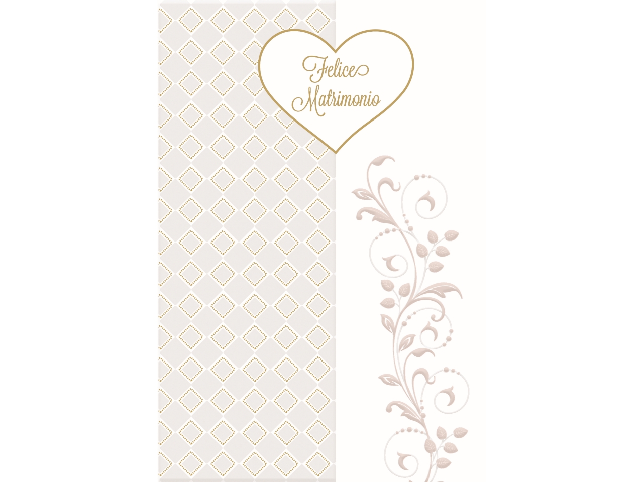 BIGLIETTO FELICE MATRIMONIO FE10185PS/C BIGLIETTO FELICE MATRIMONIO FE10185PS/C