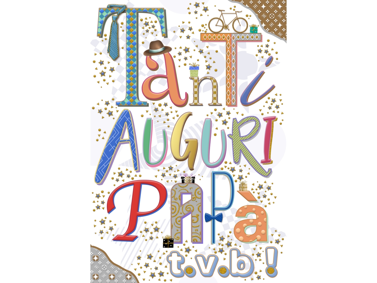 BIGLIETTO FESTA DEL PAPA’ PV20019AB/B BIGLIETTO FESTA DEL PAPA’ PV20019AB/B