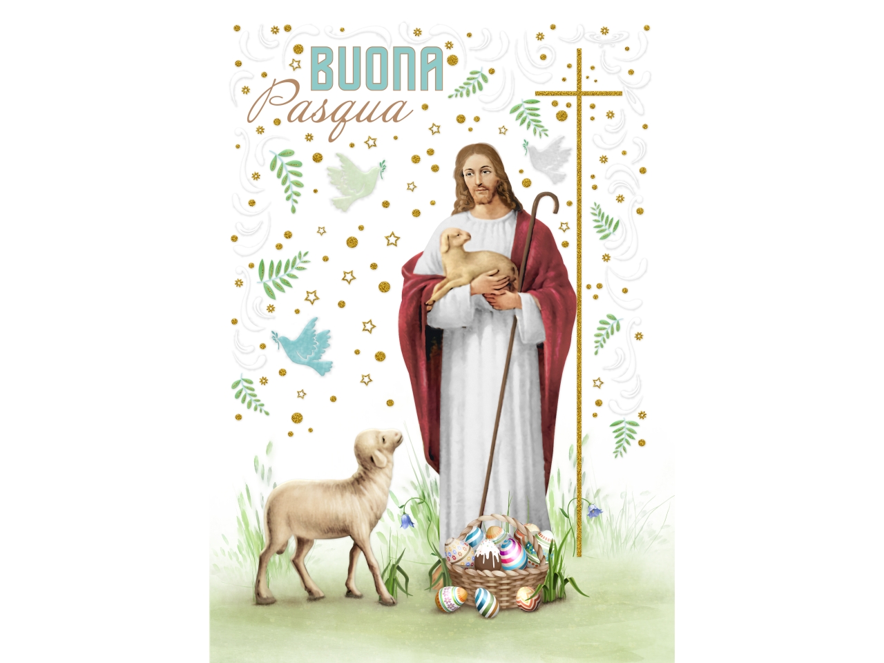 BIGLIETTO PASQUA SACRA PV20021BP/B BIGLIETTO PASQUA SACRA PV20021BP/B