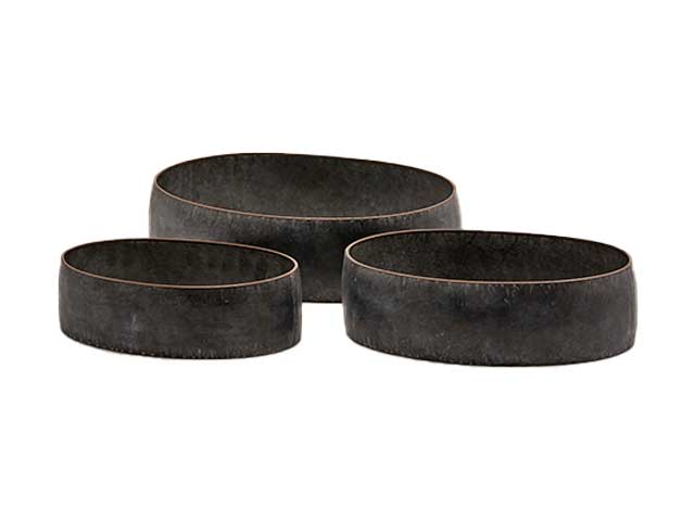 VASO OVALE 3pz GRIGIO 601444,99