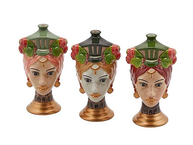 L.SICILY VASO TESTA H.18cm 016836,95