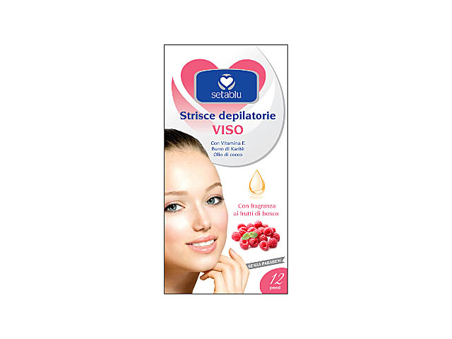 STRISCE DEPILATORIE VISO 12pz 16760